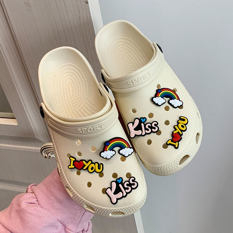 Kawaii Bear & Strawberry Summer Slippers - Non-Slip Comfort Slides