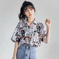 Luffy One Piece Anime Harajuku Casual Shirt